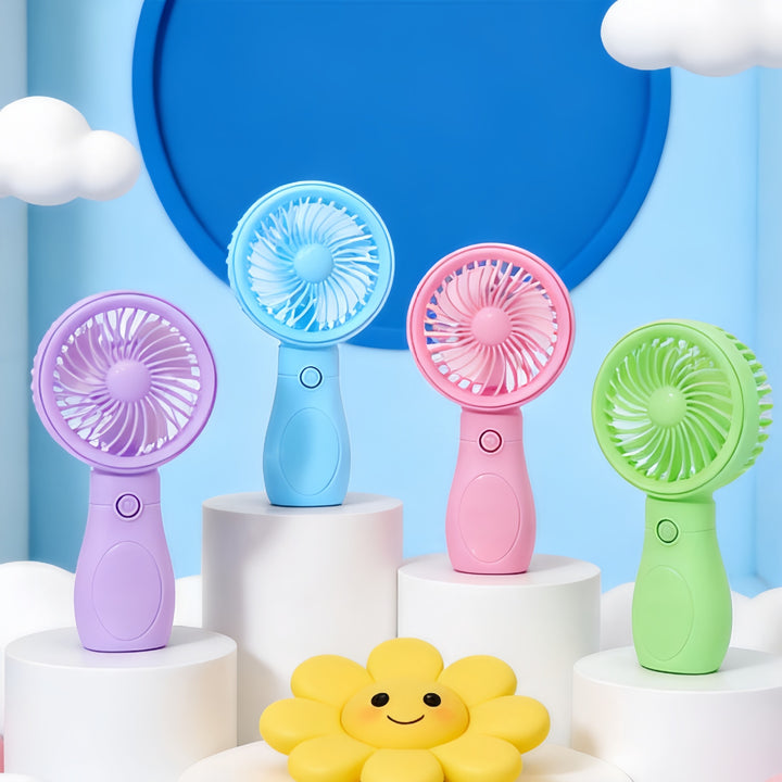 Portable handheld fan with powerful battery operation and variable speed control Kalsten