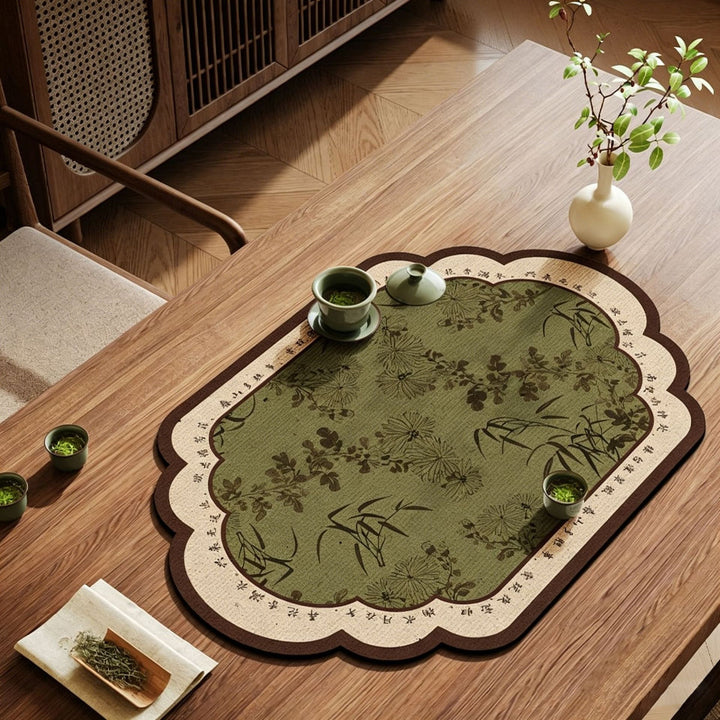 Floral Pattern Table Mat