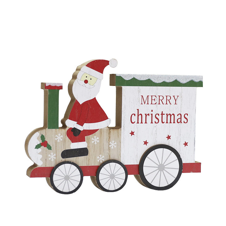 Decorative Santa Claus Train Ornament