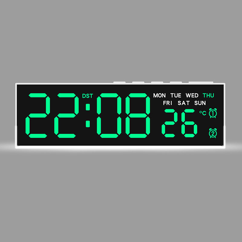 Digital watch with integrated thermometer and weekday display Kalsten