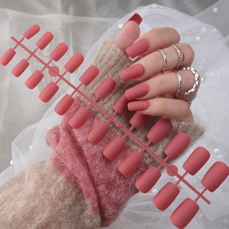 Matte Finish Press-On Nail Set Kalsten