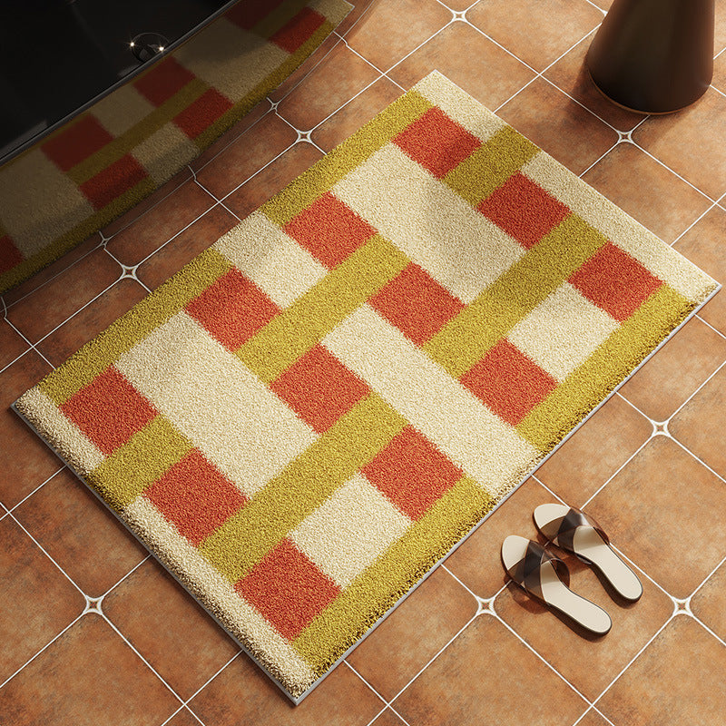 Geometric Patterned Non-Slip Bath Mat Kalsten