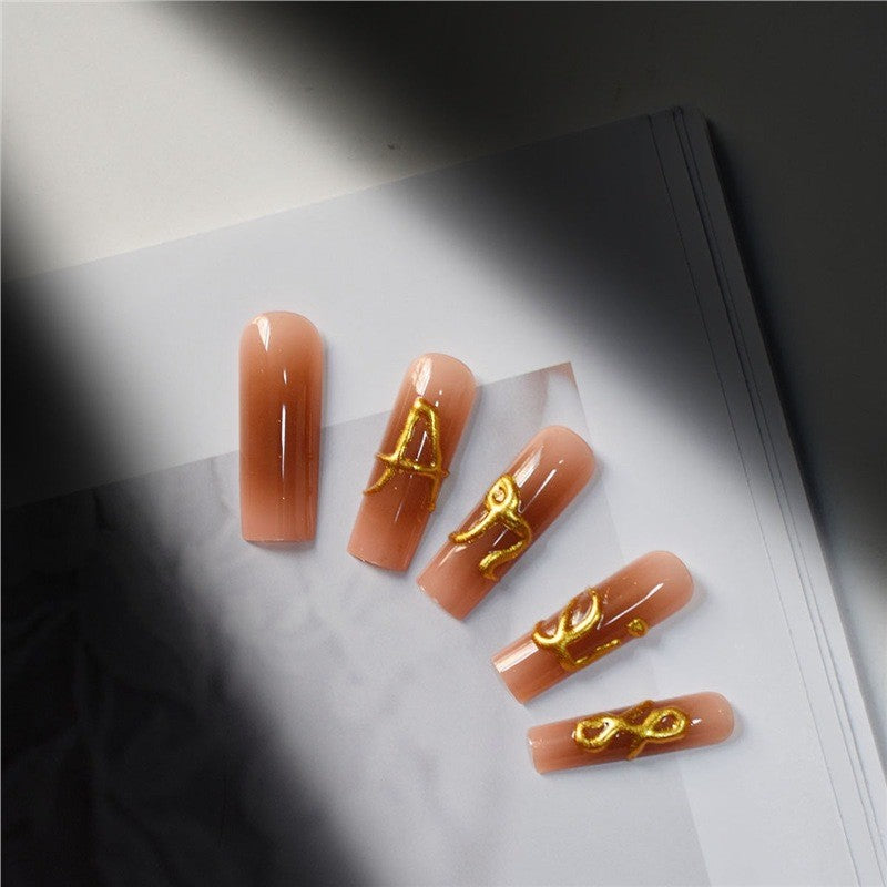 Artistic Press-On Nail Extensions Kalsten
