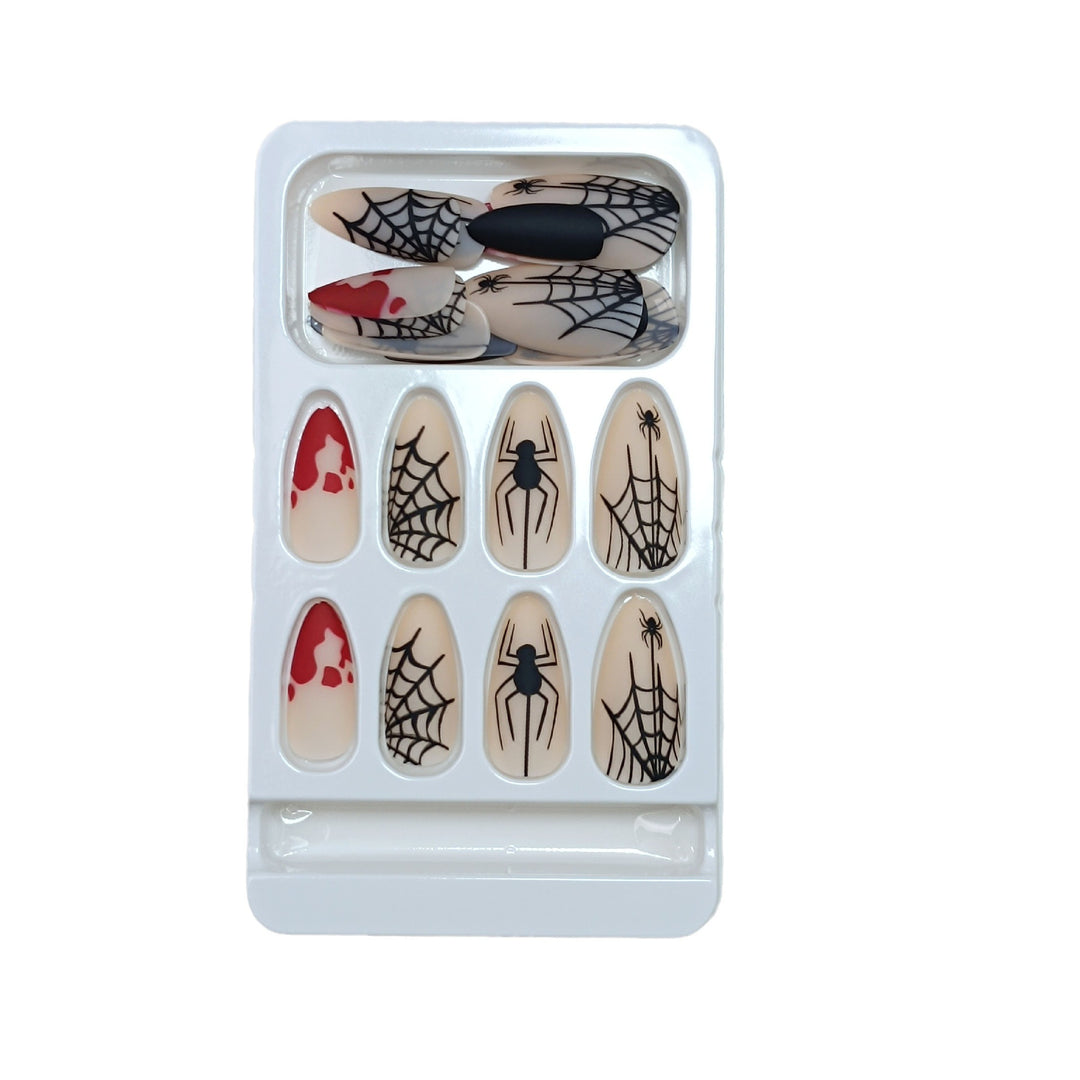 Artistic Halloween-Themed Press-On Nails Kalsten 1789805088