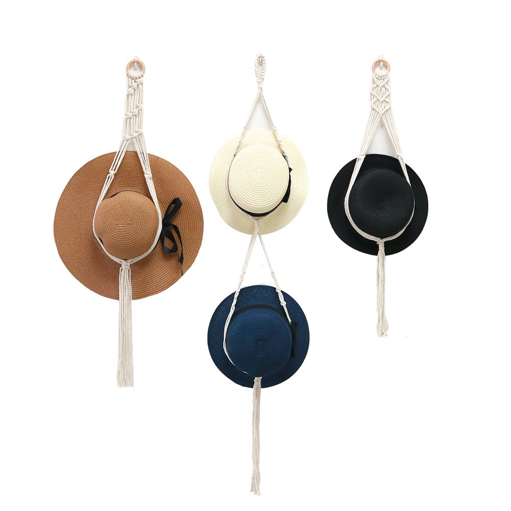 Stylish Macrame Hat Organizer Kalsten