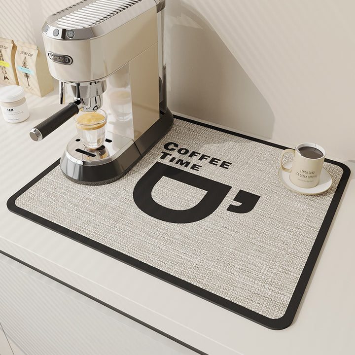 Coffee-Themed Kitchen Mat Kalsten