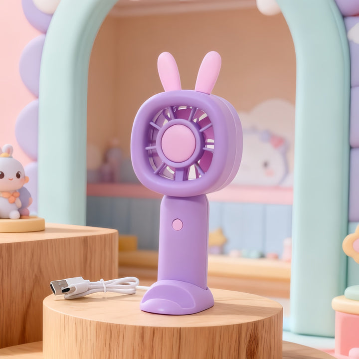 Women's Portable Fan with Cute Antlers Design Kalsten