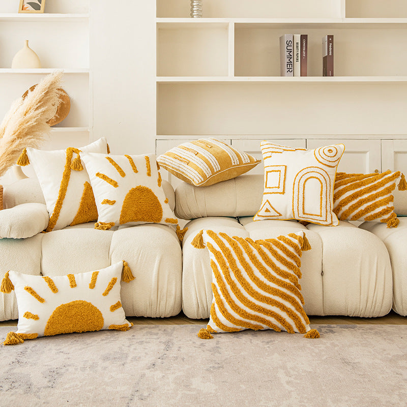 Geometric Pattern Decorative Pillow