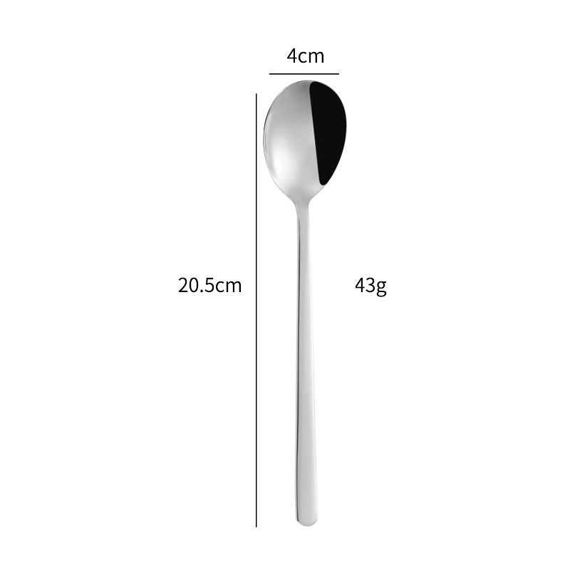 Elegant dessert spoon with luxurious golden surface Kalsten