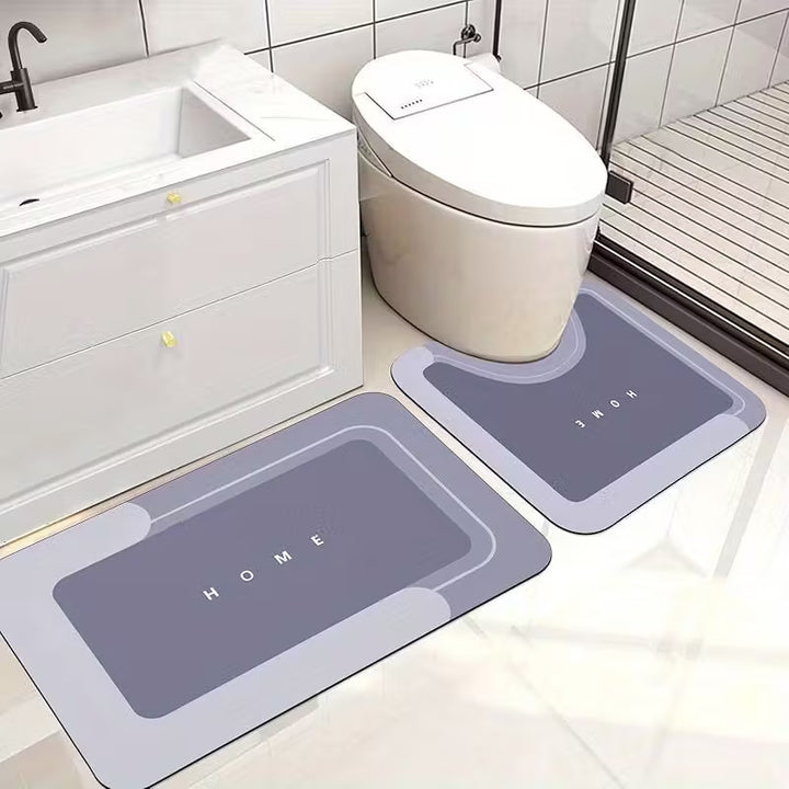 Non-Slip Bathroom Comfort Mat Set