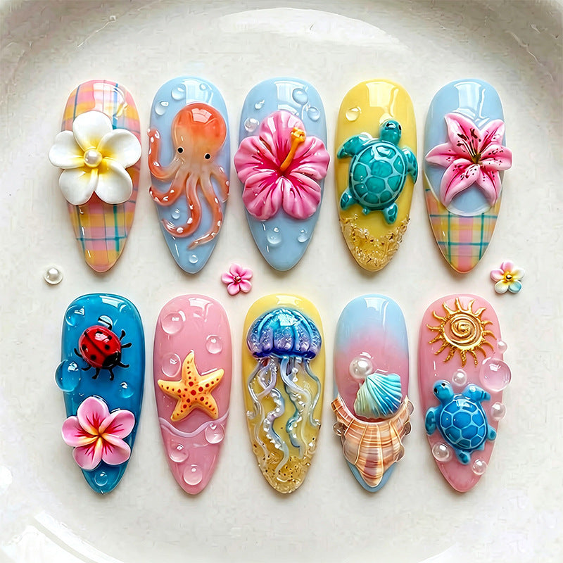 Luxury Nail Art Set with Galactic Designs Kalsten