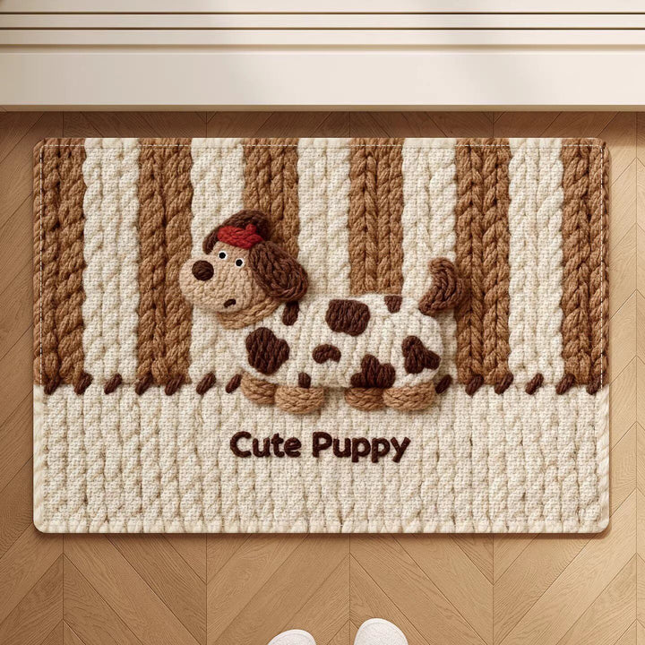 Adorable Dog-Themed Non-Slip Bath Mat