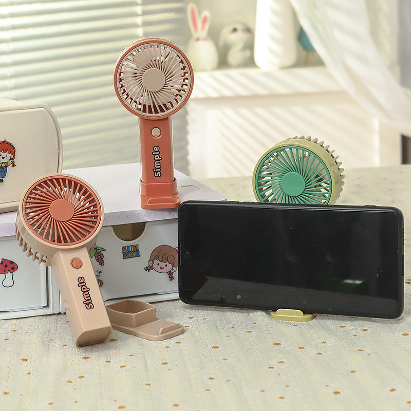 Women Portable Hand Fan with Rechargeable USB Port and Lightweight Construction Kalsten