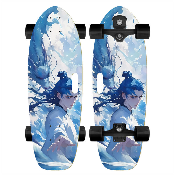 Mini Skateboard Deck with Textured Grip Kalsten
