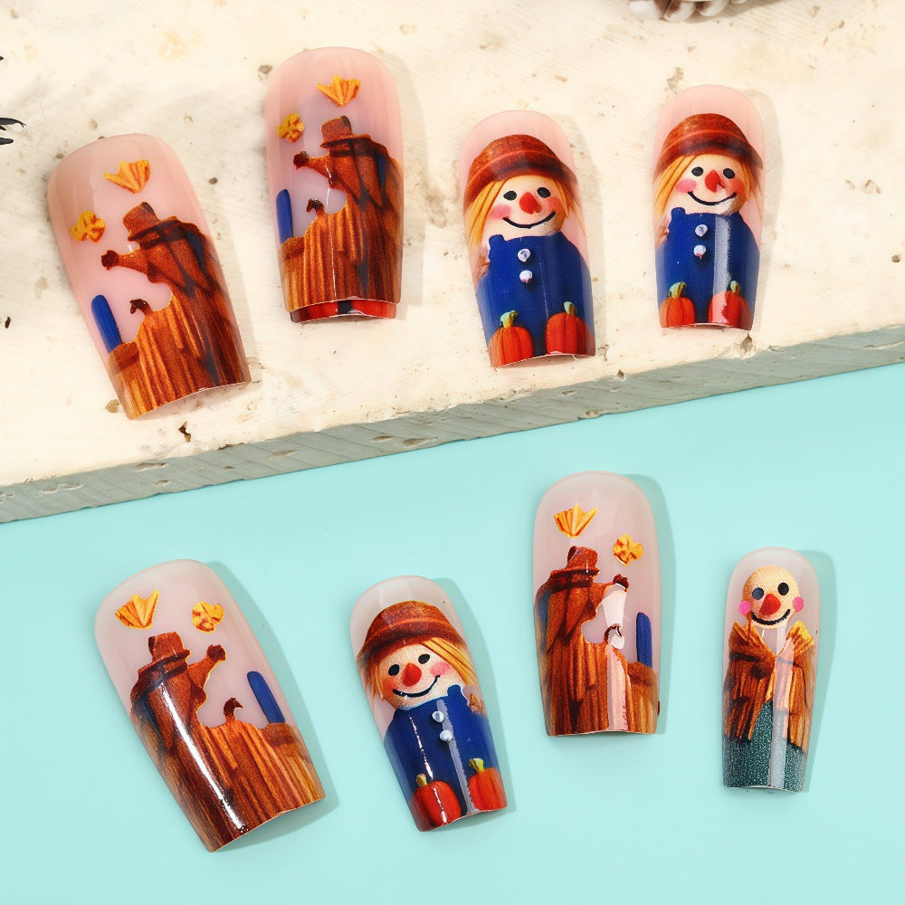 Creative Art Nails in Festive Autumn Design Kalsten