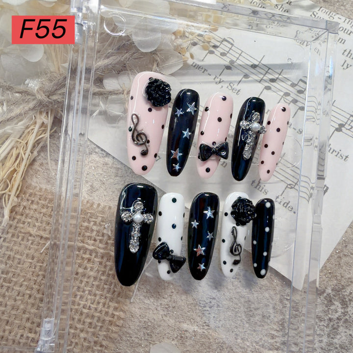 Decorative Press-On Nail Art Set 1790731572