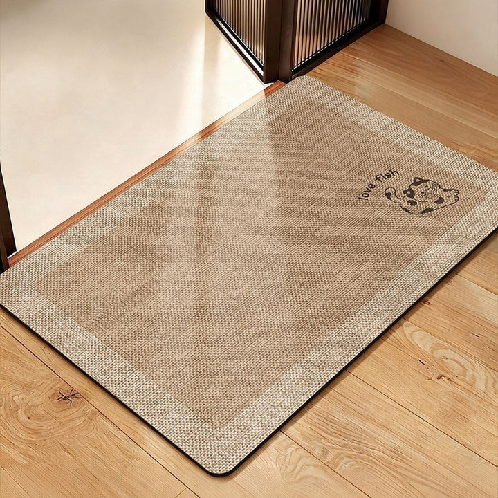 Decorative Pet-Themed Area Mat Kalsten