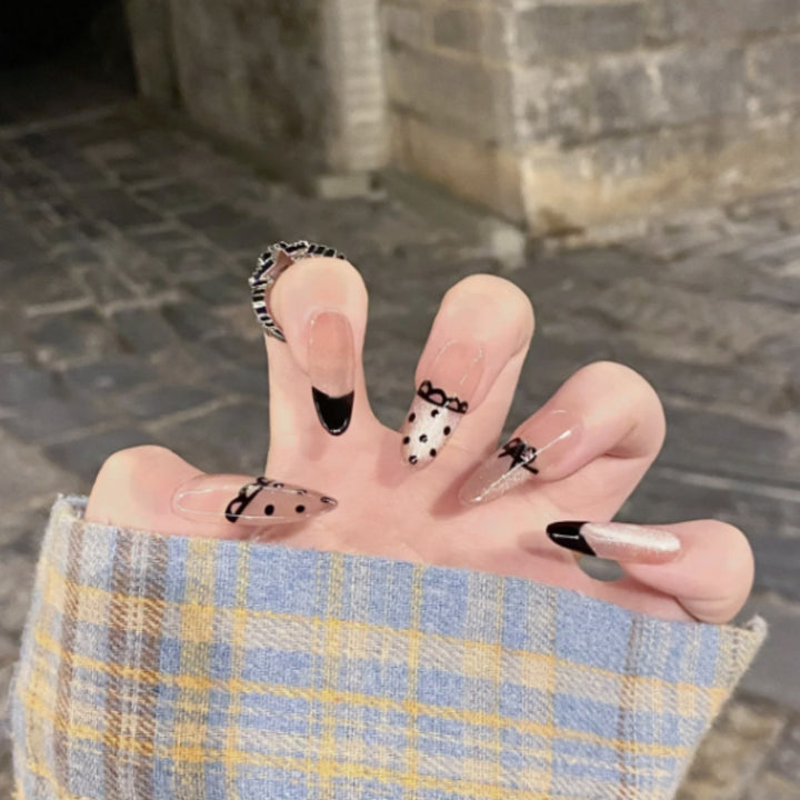 Decorative Character-Themed Press-On Nails with 3D Elements Kalsten