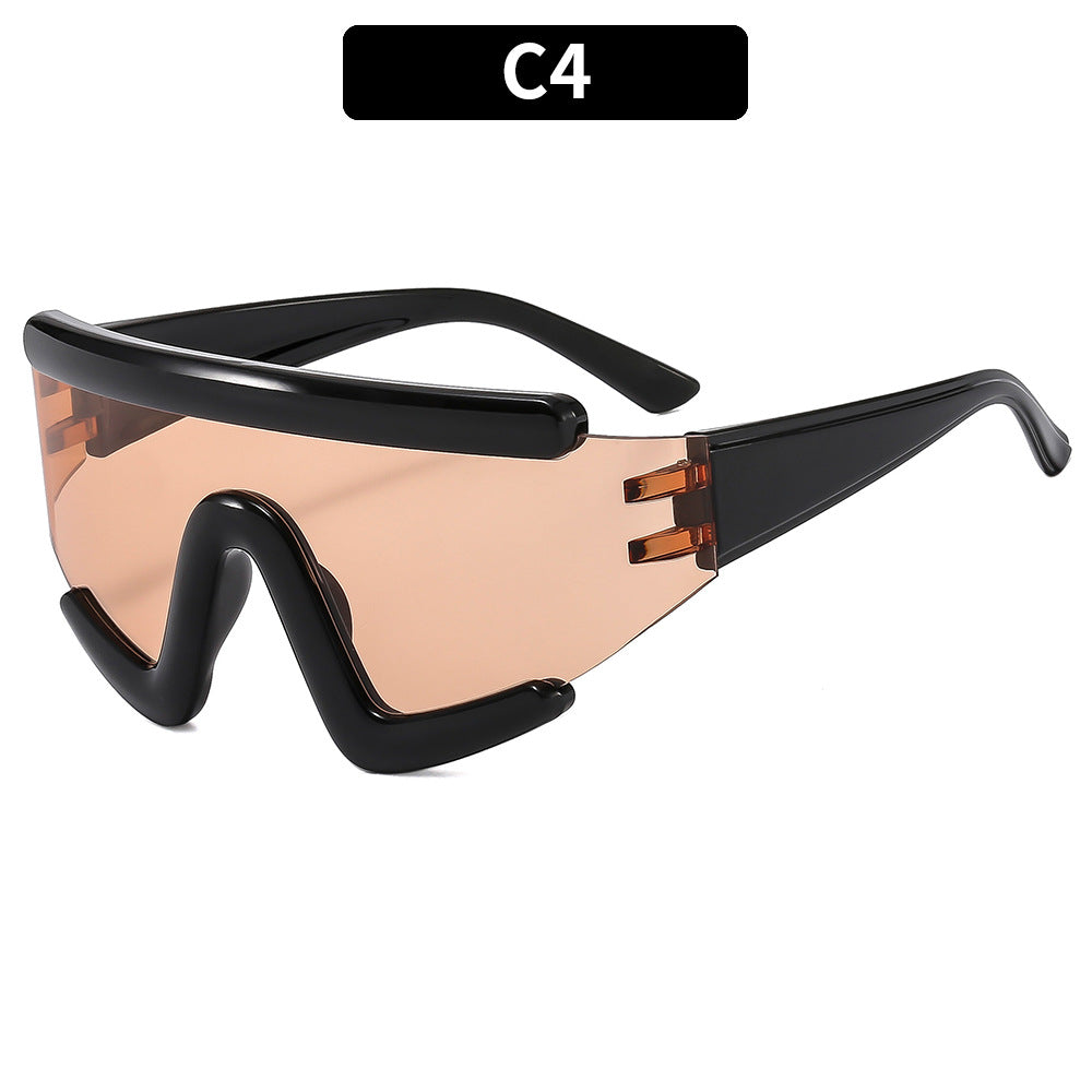 Futuristic Wraparound Sunglasses