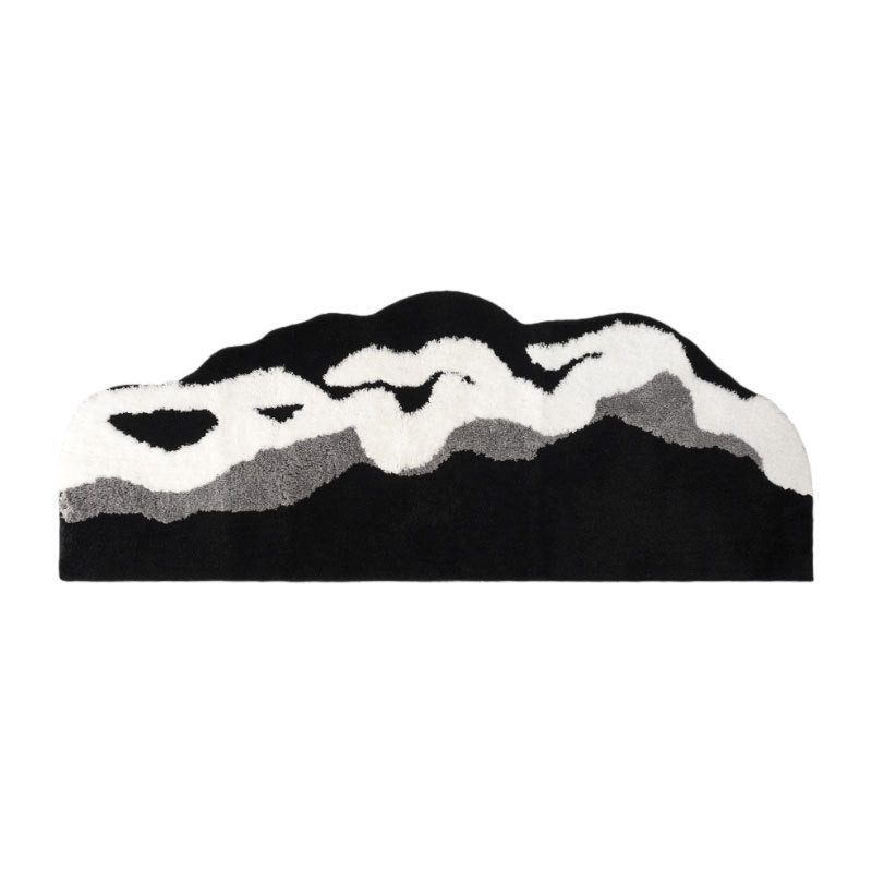 Abstract Mountain-shaped Rug