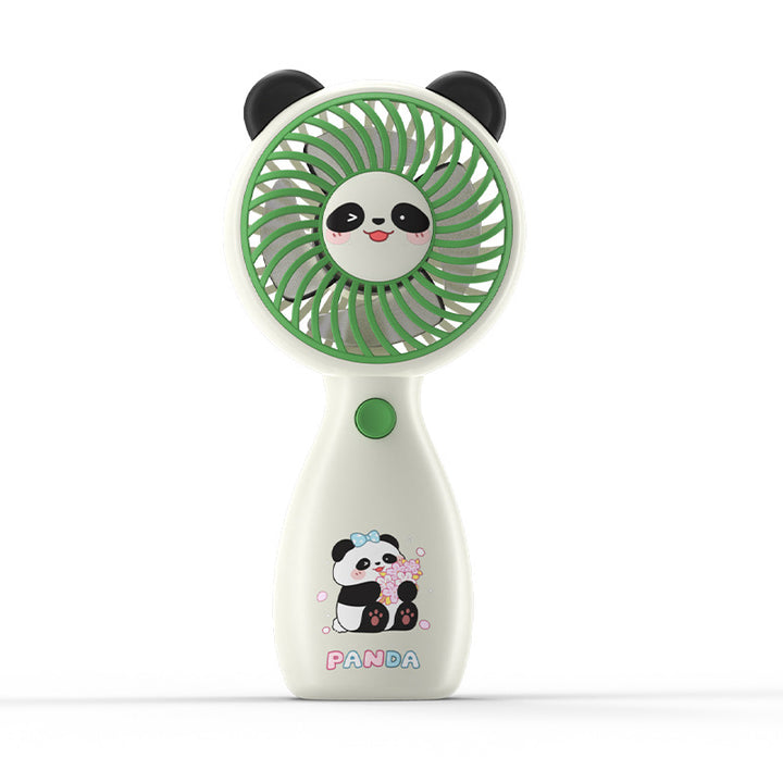Ladies portable mini hand fan with panda design Kalsten