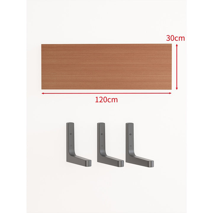 Long Narrow Floating Wall Shelf Kit with Concealed Heavy-Duty Brackets