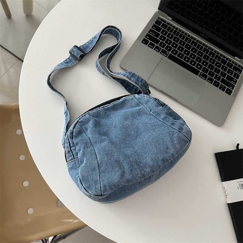 Casual Denim Crossbody Bag
