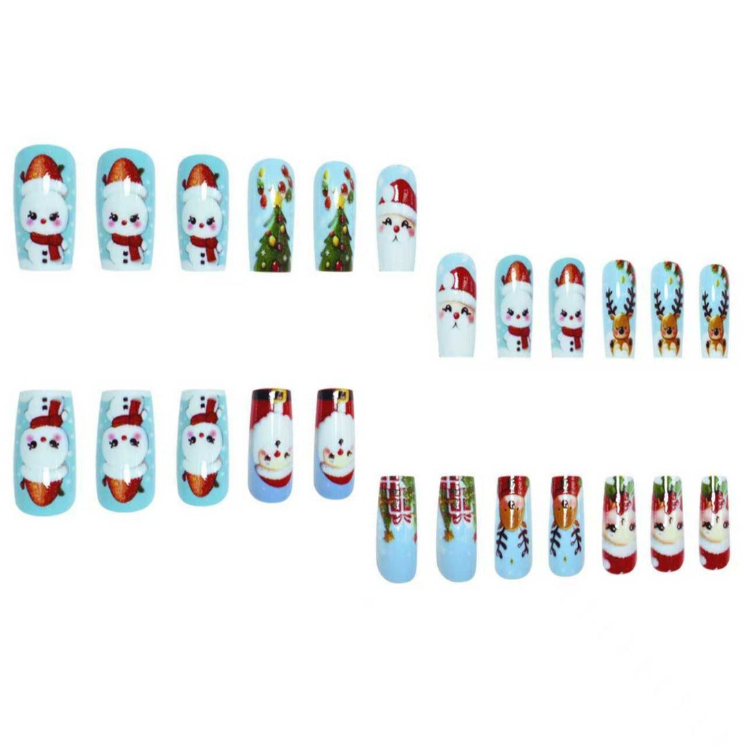 Festive Holiday Character Nail Art Set Kalsten