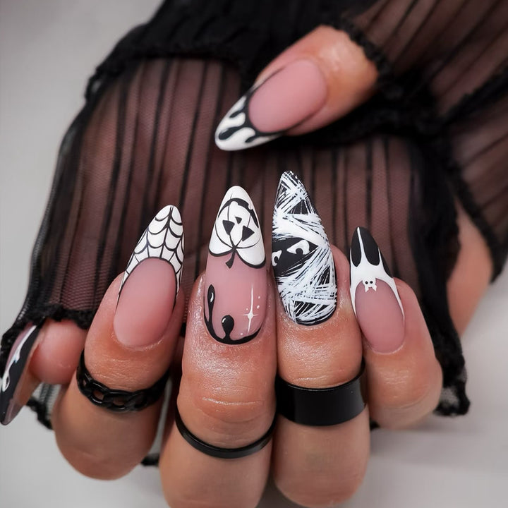 Creative Halloween-style Art Fake Nails Kalsten