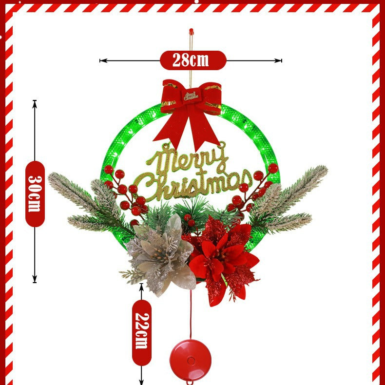 Illuminated Christmas Wreath Kalsten