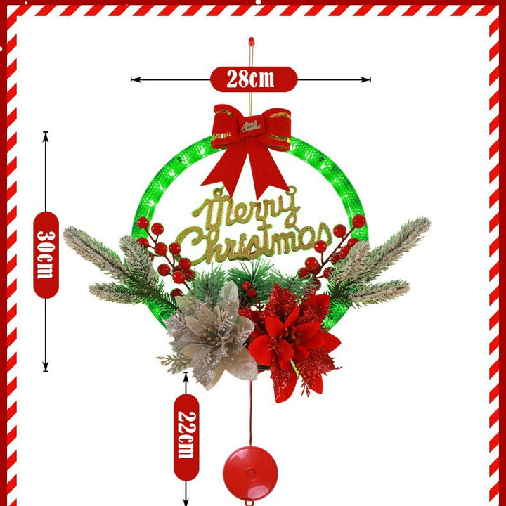Illuminated Christmas Wreath Kalsten