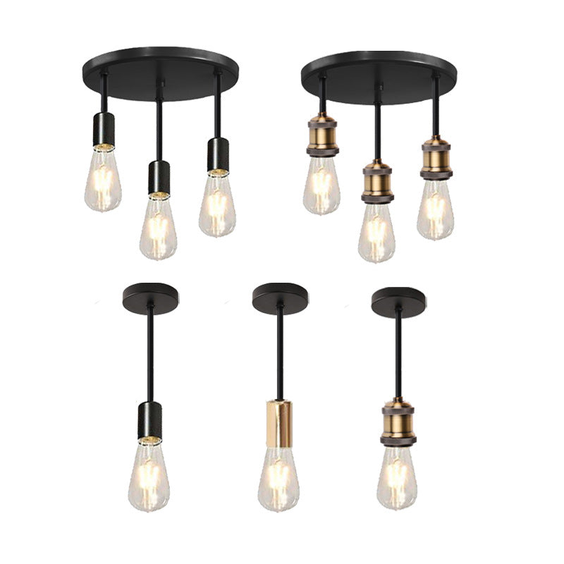 Minimalist Gold Accent Pendant Light