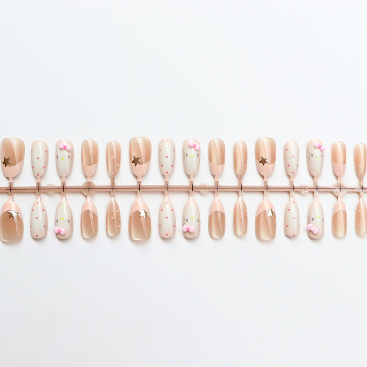 Elegant Minimalist Press-On Nail Set Kalsten