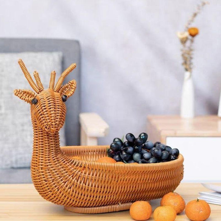 Decorative Animal Woven Basket Kalsten