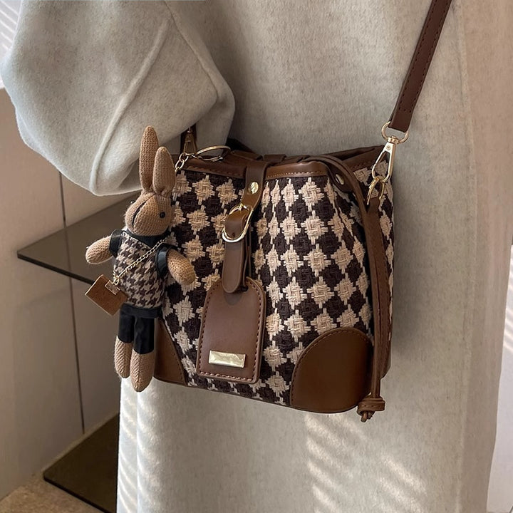 Stylish Knit Bucket Bag Kalsten