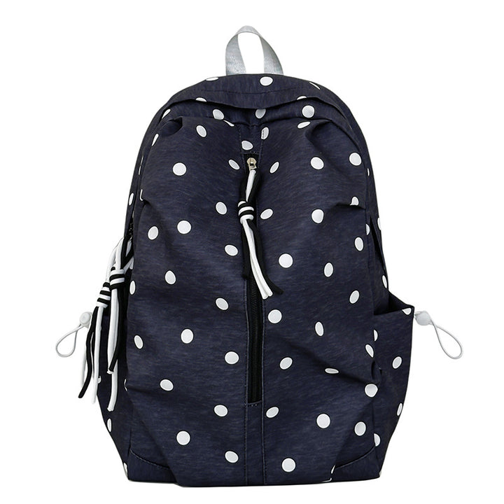 Polka Dot Patterned Casual Backpack Kalsten