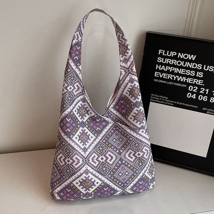 Ethnic Patterned Shoulder Bag