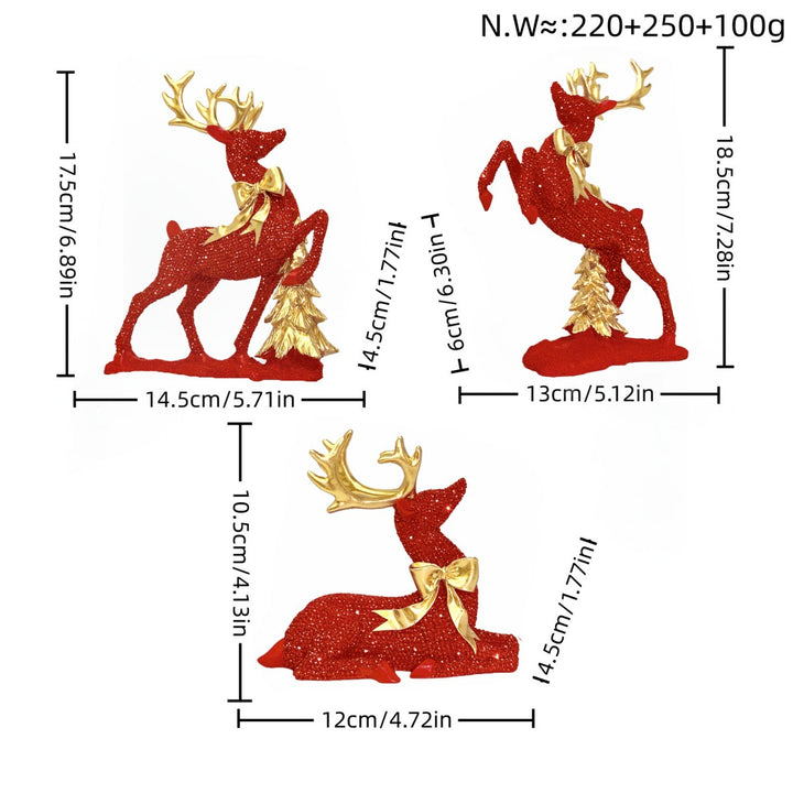 Luxurious Reindeer Sculpture Kalsten