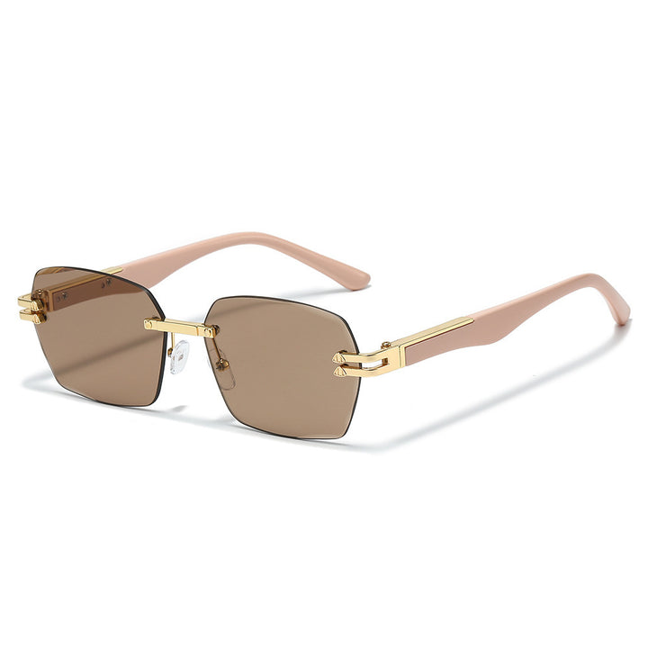 Oversized Geometric Sunglasses with Metal Details Kalsten