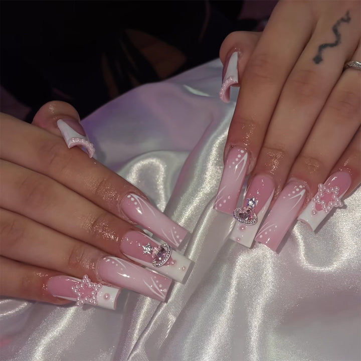 Glamorous Decorative Press-On Nail Art Kalsten