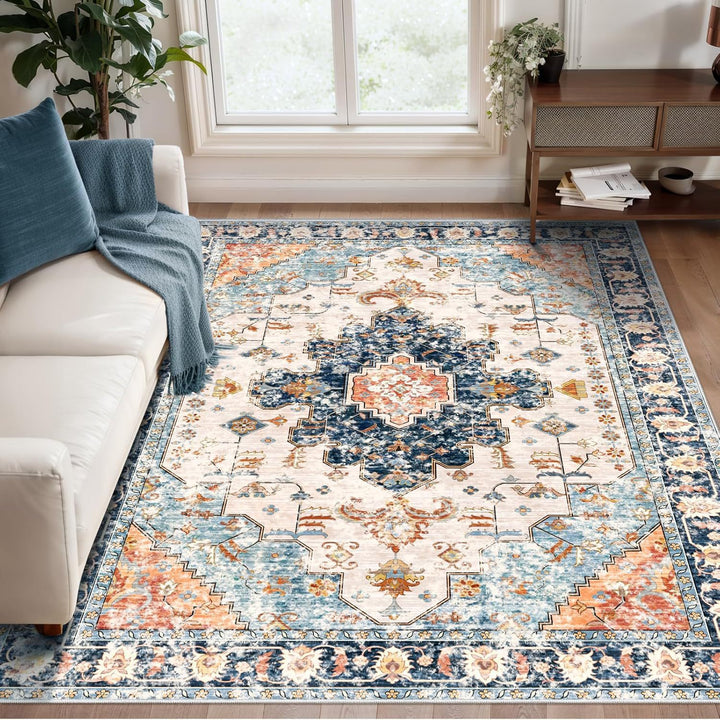 Floral Pattern Area Rug