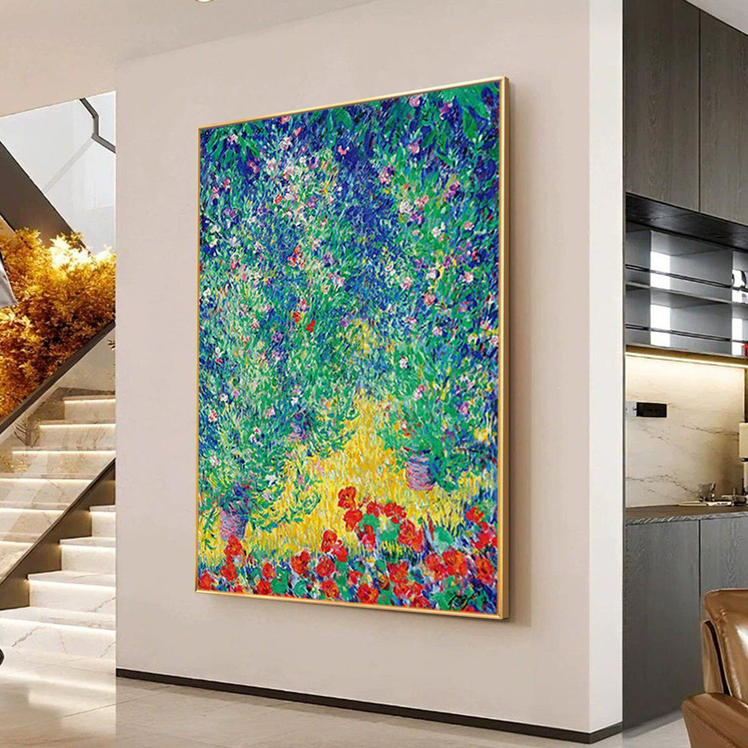Impressionist Water Lilies Canvas Art
