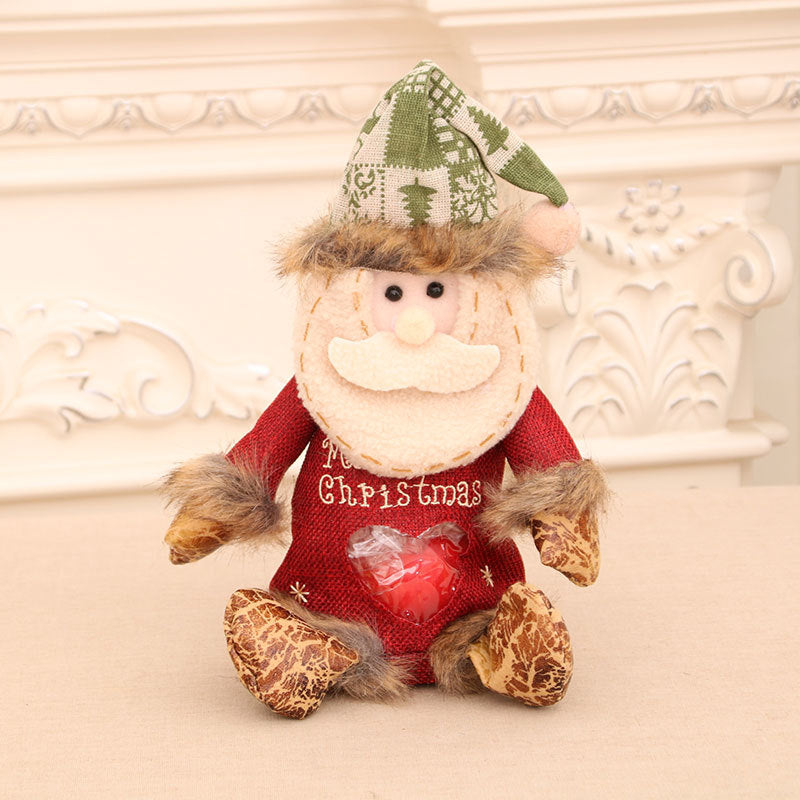 Plush Holiday Moose Figurine Kalsten