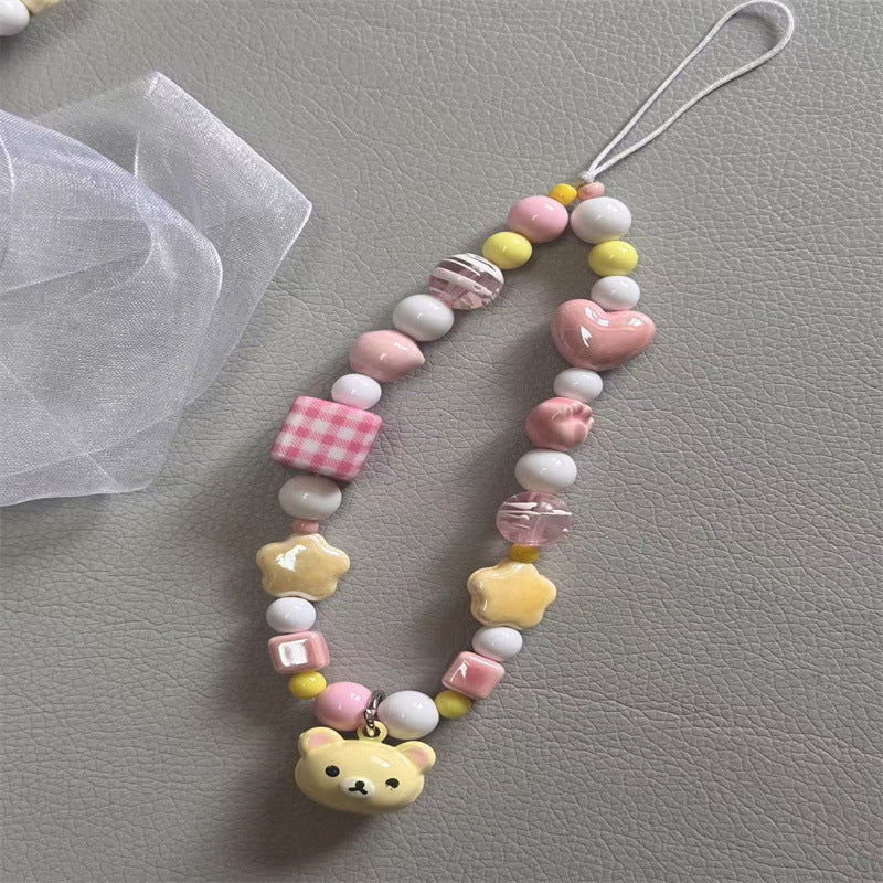 Cute Themed Beaded Charm Necklace Kalsten