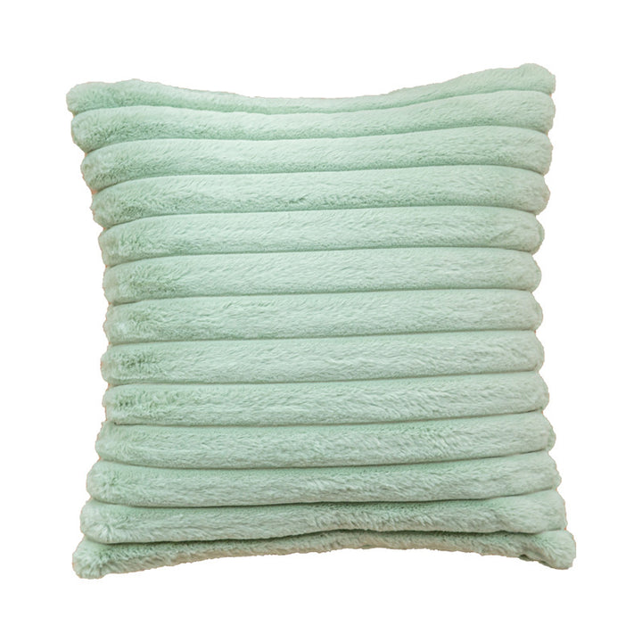 Cozy Textured Plush Cushion