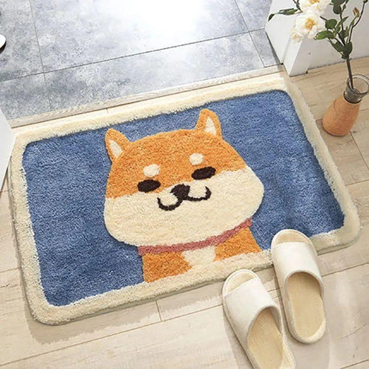 Playful Penguin-Themed Bath Mat Kalsten