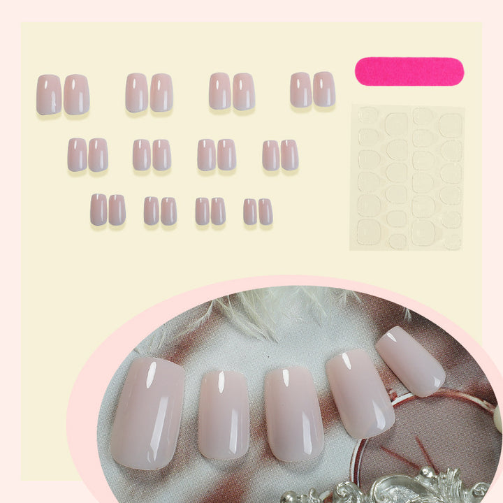 Premium False Nail Set for Elegant Natural Finish Kalsten