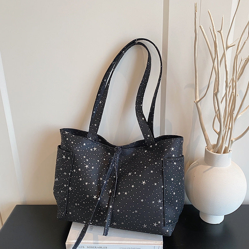 WoStar-Patterned Canvas Tote Bag Kalsten