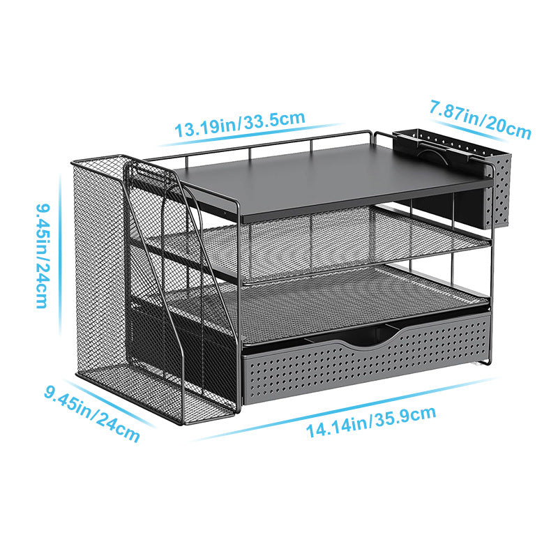 Multi-Functional Mesh Desk Organizer