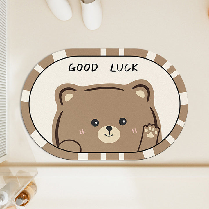 Panda-Themed Decorative Bath Mat